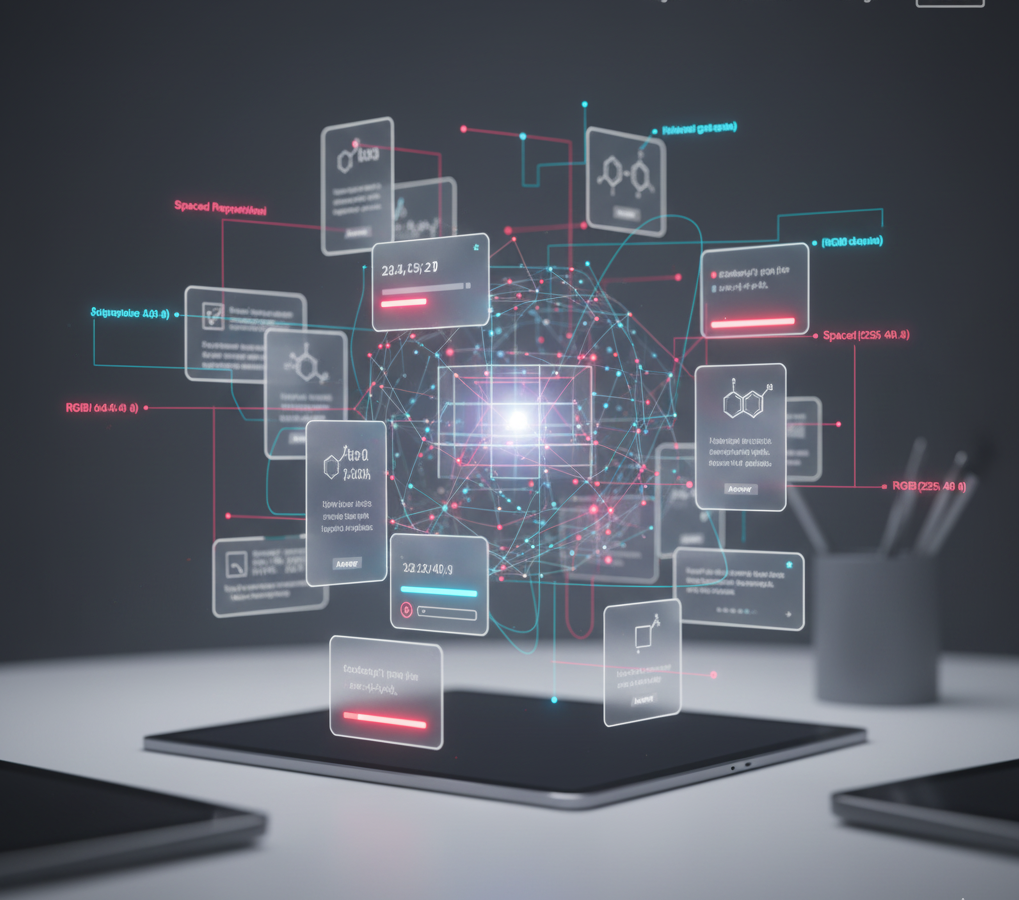 Deckloop app showing flashcard study interface